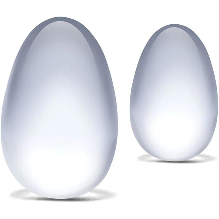 Набір скляних яєць E31621, прозорі, один розмір