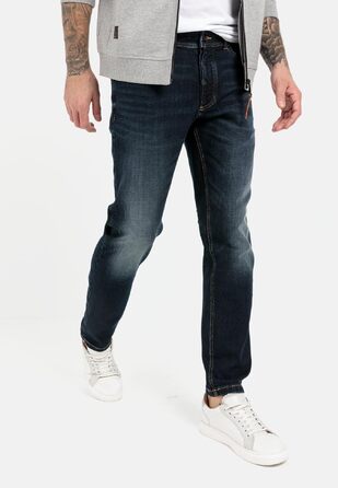 Чоловічі джинси camel active Madison Slim Fit, темно-сині (Dark Indigo), бавовна з еластаном