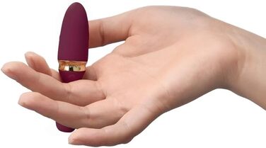 AMORELIE Flirt – Вібратор для пальців | Водонепроникний | З м'якого силікону, Червоний