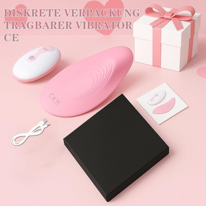 Вібратор-метелик TYDAY Ultradünn для жінок: 10 режимів, дистанційне керування, тихий, потужний стимулятор