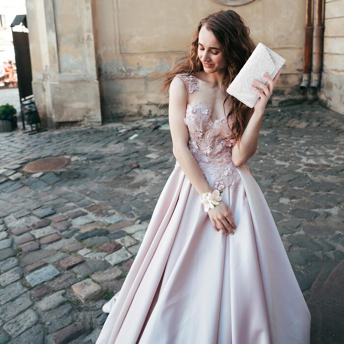 Жіночий вечірній клатч BAIGIO Elegante з мереживом, білий