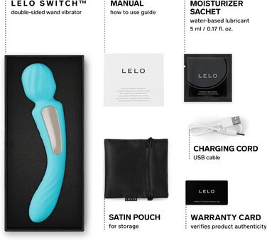 LELO SWITCH: вібратор для жінок з Bluetooth, 12 режимів, Aqua - інтимні іграшки