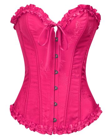 Корсет KUOSE Daen для повного бюсту, корсет для живота, топ великих розмірів, чорний, зелений (L, Рожевий)