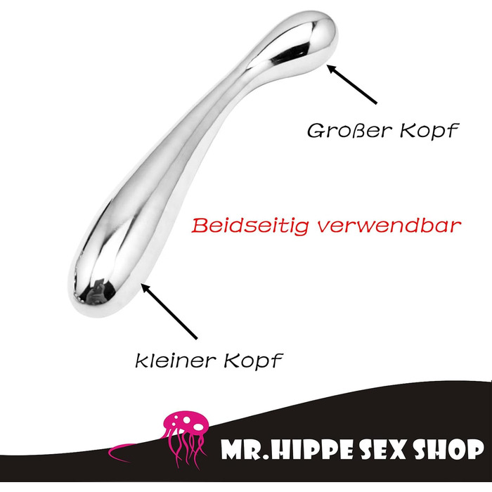 Анальний плагін з подвійними кінцями, металевий, для масажу, стимуляції G-точки, анальний гачок, з нержавіючої сталі, секс-іграшка для жінок та чоловіків