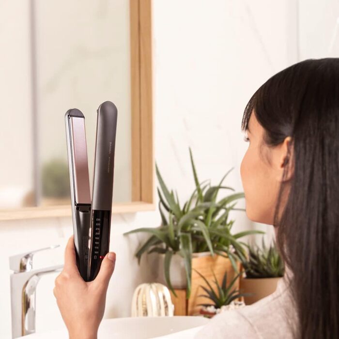 Іонізуючий випрямляч для волосся Cecotec RitualCare 1200 Titanium Ion Touch, титанове покриття, 60 Вт, регулювання температури