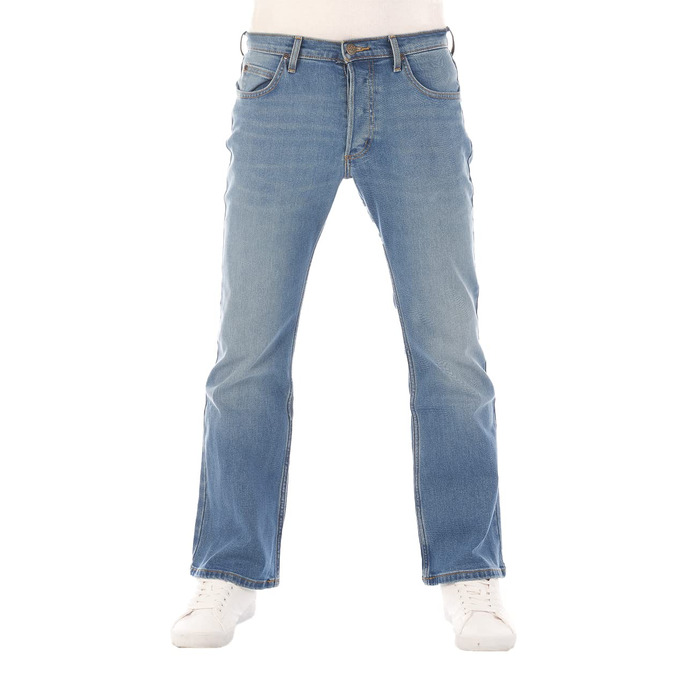 Чоловічі джинси Lee Denver Stretch Bootcut синього кольору Blue Used Fever, розмір 40W / 34L