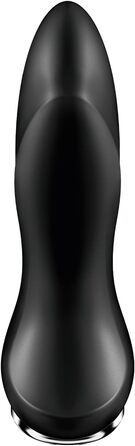 Satisfyer Rotator Plug 1 Connect: вібратор-анальний для чоловіків та жінок | Bluetooth, IPX7, 13.5 см | Чорний