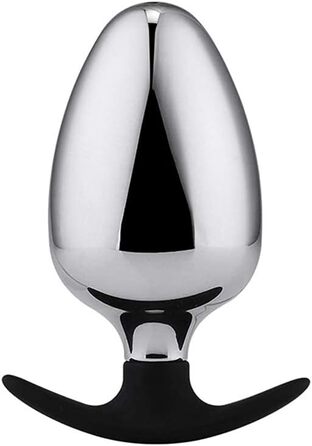 Металевий анальний плагін YCGLX - великий діаметр 60/70/80 мм, масажер простати, дилататор ануса, великі анальні кулі, сексуальні іграшки для пар, чоловіків та жінок. З присоскою