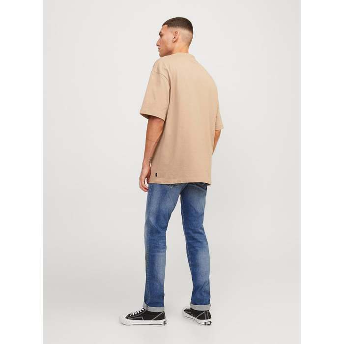 Чоловічі джинси Jack & Jones Slim Fit JJIGLENN синього кольору, denim