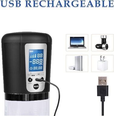 Електрична пеніс-насос для збільшення та покращення ерекції | Масажер для чоловіків