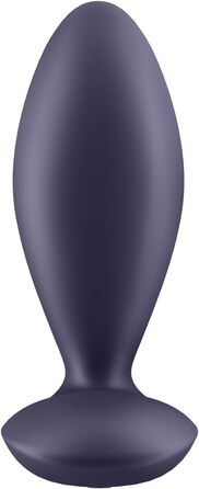 Вібратор Satisfyer Power Plug, анальний вібратор, 9 см, безпечне силікон, водонепроникний (IPX7), керування через додаток