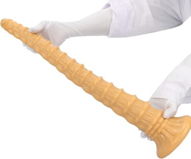 Гігантський Дилда Yasexx: Супердовгий Дилда з Чашкою для Вакууму, Простата, Стимуляція G-точки, для Чоловіків та Жінок (46 см)