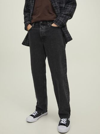 Чоловічі джинси Jack & Jones JJIEDDIE JJORIGINAL SBD 911 NOOS, вільний крій (Loose Fit), чорний денім, розмір 31W/32L