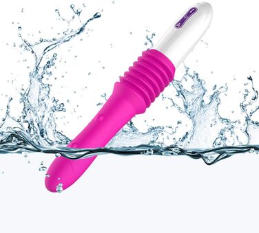 Автоматичний мастурбатор-пістолет з 10 режимами вібрації, телескопічною функцією, реалістичним заходом. Іграшка для дорослих для жінок, фіолетовий