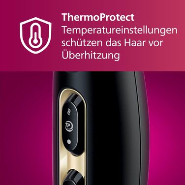 Професійний фен для волосся Philips Prestige Pro HPS920/00, 2300 Вт, з 2 насадками для стайлінгу