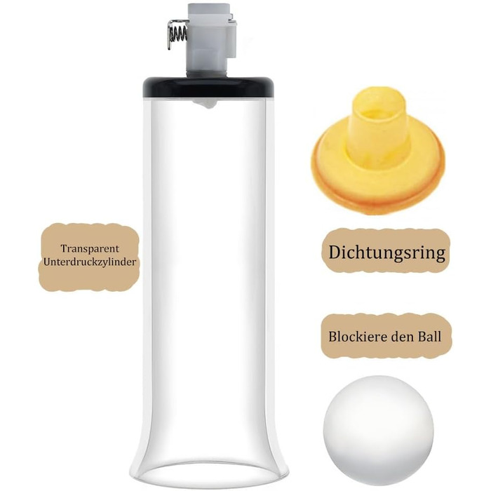 Насос для збільшення статевого члена Jpscor 2-в-1 з передзворотом, для чоловіків, SM-іграшка