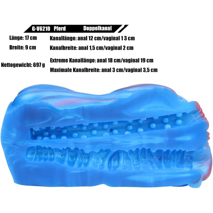 Вібраційний мастурбатор Lmgoc Tierserie з реалістичним дизайном, 10 режимів вібрації, силікон, для чоловіків