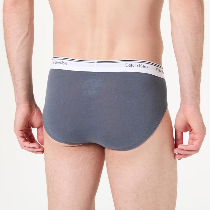 Чоловічий поясний ремінь Cavin Klein з логотипом (XL, Синій)