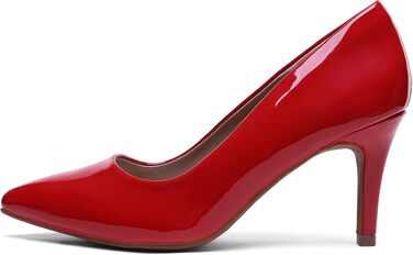 Жіночі класичні модні туфлі-човники Dream Pairs, червоні (розмір 37 EU)