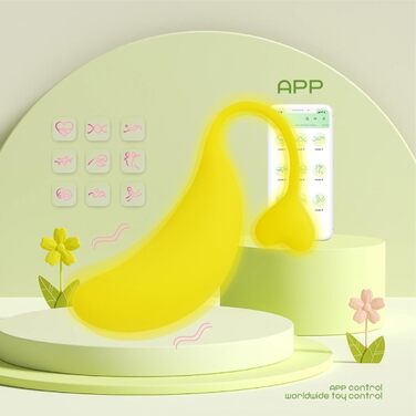 Вібруюче яйце-банан: пульсуючий масажер для дорослих з дистанційним керуванням