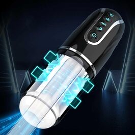 Електричний мастурбатор для чоловіків з 6 режимами, функція всмоктування, вібрація головки, стимулятор пеніса