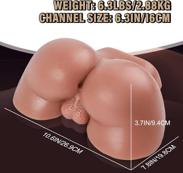 Мастурбатор для чоловіків Amiufans: секс-іграшка з реалістичним дизайном, великий зад, для чоловіків, мастурбатор, секс-іграшка для геїв, преміум-якість