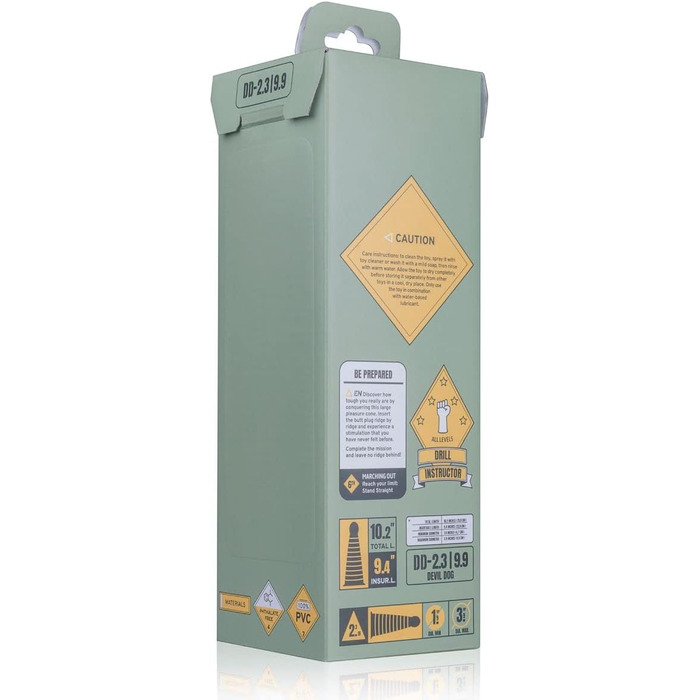 Анальний плаг Devil Dog чорного кольору