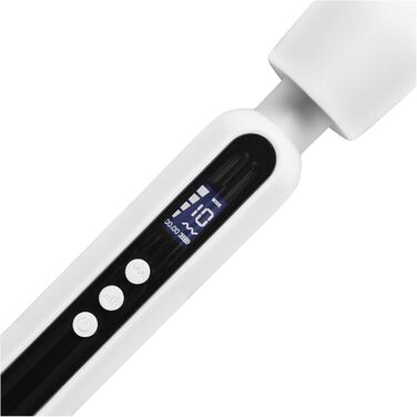 Вібратор 'THE ROCK XL' 23,5 см з дисплеєм - Масажер для жінок з преміум-силікону. Іграшки для дорослих, секс-іграшки для пар, дildo, Magic Wand білий