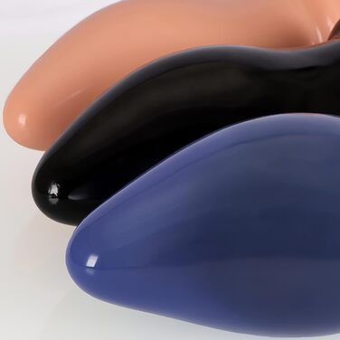 Анальний розширювач HXLXW Giant XXL з присоскою для чоловіків та жінок. Масажер простати, дилататор для вагіни та анусу. Іграшка для дорослих, чорний колір