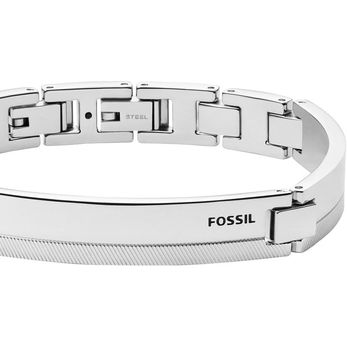 Чоловічий годинник Fossil Vintage Casual зі сталевим браслетом (сріблястий колір), застібка-карабін