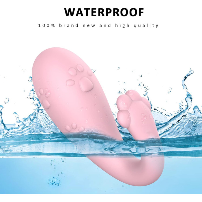 Вібратор для жінок з Bluetooth, пульсація, 8 частот, дистанційне керування, силікон, для пар (рожевий)