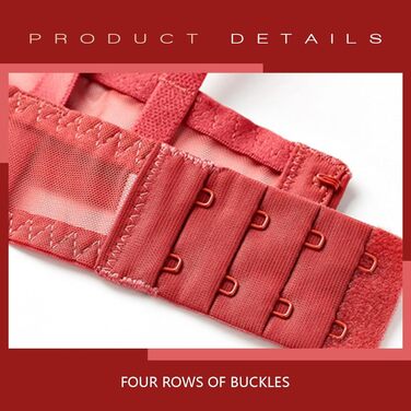 Бюстгальтер MOONBADI для жінок, квітковий дизайн, без кісточок, мереживо, бюстгальтер-бралетт, без пуш-ап, сітчаста підкладка, V-подібний виріз, для щоденного використання, бюстгальтер з підняттям грудей, 34/75D, бордовий