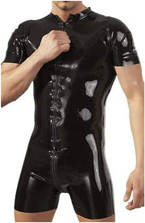 Комбінезон робочий з латексу Orion Kurz, чорний, розмір XL