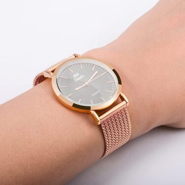 Міланський ремінець для годинника з нержавіючої сталі TStrap Mesh 20мм — металевий замінний браслет зі швидким замком для смарт-годинника (чорний, унісекс)
