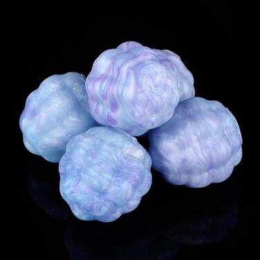 Анальні кульки з рідкого платиновиого силікону HXLXW для стимуляції G-точки та розширення анусу (5 шт.)