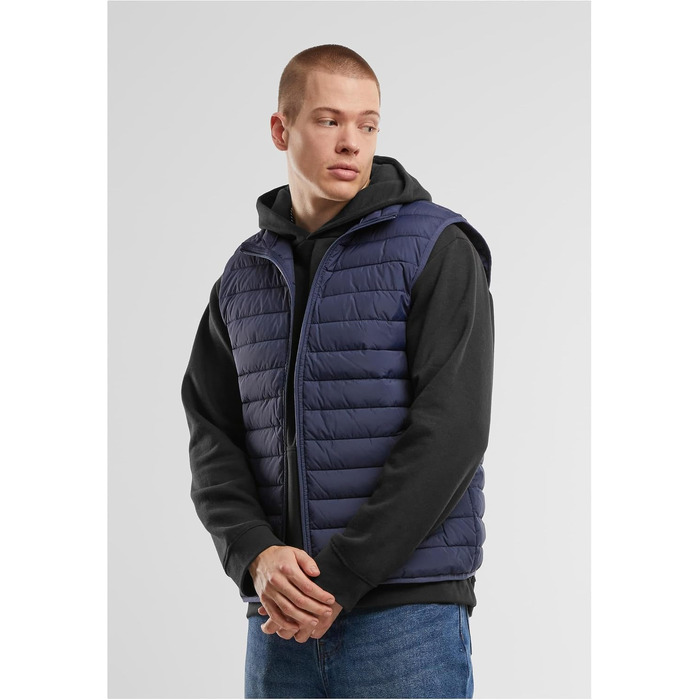 Легкий базовий жилет Urban Classics Basic Light Weight Vest, темно-синій, розмір S