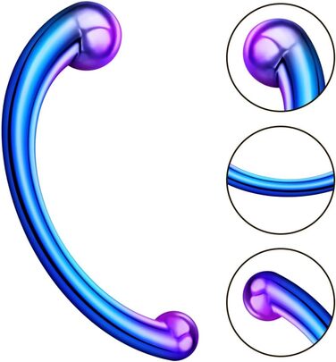 Анальний масажер для чоловіків та жінок Roluck з нержавіючої сталі, стимулятор G-точки, анальний плагін