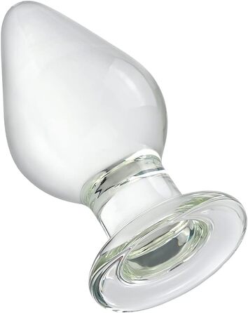 Анальний плагін SXOVO Glas, 7,34 см, анальний розширювач, секс-іграшка, дилдо для чоловіків та жінок, прозорий колір