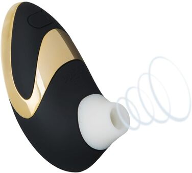 Womanizer PRO W500 - вібратор для стимуляції клітора, GOLD EDITION, чорний та золотий, 12 інтенсивностей, водонепроникний
