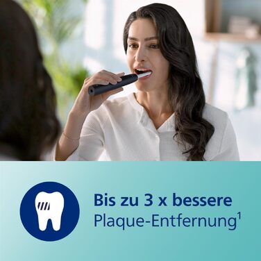 Електрична звукова зубна щітка Philips Sonicare Series 3100 HX4033/26 з датчиком тиску, 3 режимами інтенсивності та дорожнім чохлом, темно-зелена