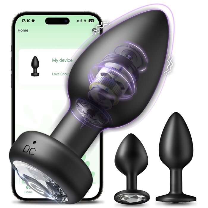 Анальний плагін для жінок та чоловіків: вібратор з пультом керування, силіконовий, 10 режимів