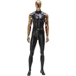 Чоловічий латексний костюм SXHEYUY з корсетом: чорний, 3XL. Латексний комбінезон з блискавкою для клубів, барів, сцен