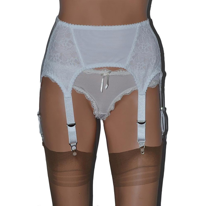 Ремінь-стрічка з мережива та сітки, чорний або білий, розміри 36-46 (2-4 роки)