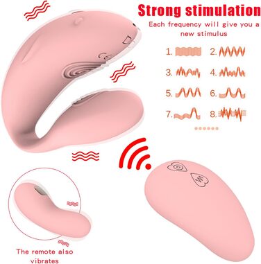 Вібратор PINTLE U-подібний міні-вібратор для жінок, 8 режимів, стимулятор G-точки, анальний вібратор, іграшки для дорослих