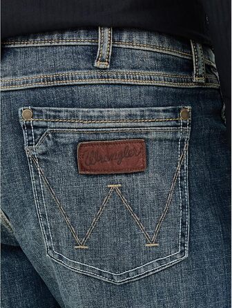 Чоловічі джинси Wrangler Layton Wlt77lyt, сині, розмір 32W / 32L