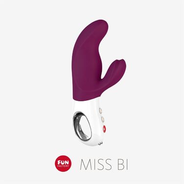 Вібратор для жінок Rabbit MISS BI (фіолетовий) - вібратор-зайчик, дildo з 100% медичного силікону