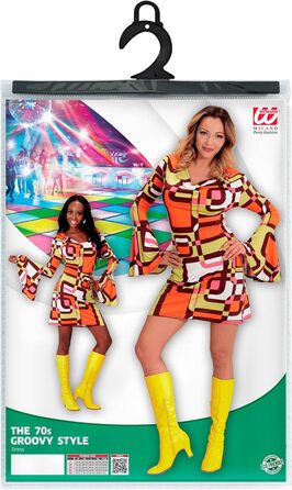 Сукня 70-х від Widmann Milano: вечірня мода, з рукавами-ліхтариками, для карнавалу, фестивалю, тематичної вечірки