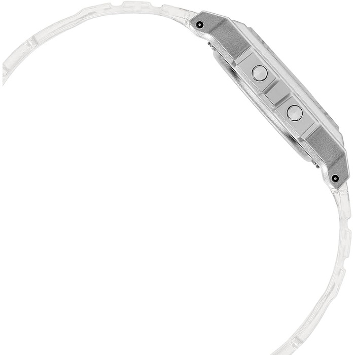 Цифровий унісекс годинник Casio Collection у прозорому корпусі