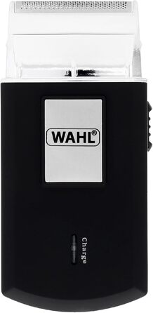 Електробритва Wahl Travel Shaver Gold Edition — бездротовий акумуляторний тример для чоловіків, компактна дорожня бритва для обличчя та бороди, срібляста