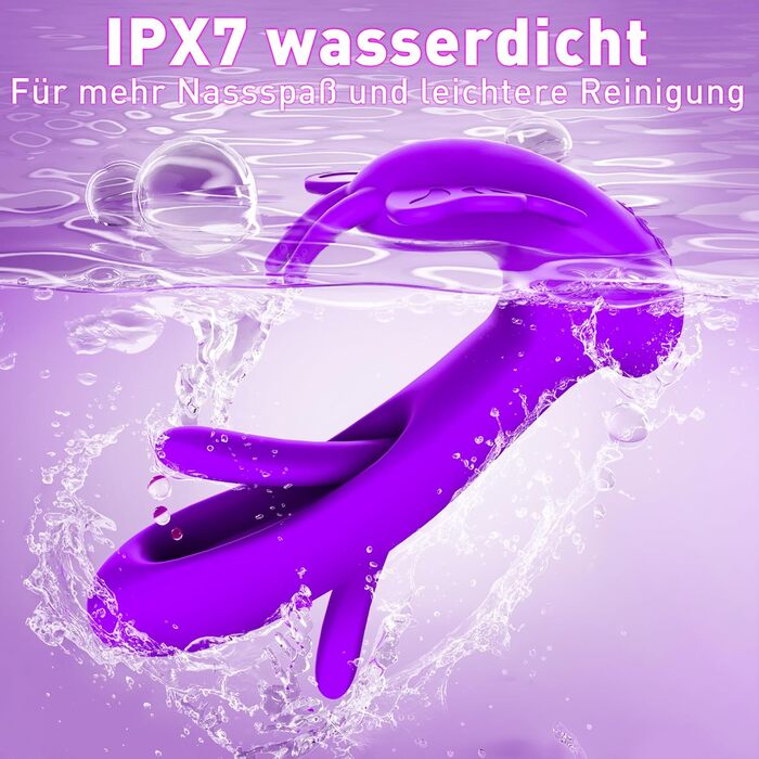 Вібратор для жінок з 9 режимів вібрації та пультом дистанційного керування, стимулятор клітора, фіолетовий